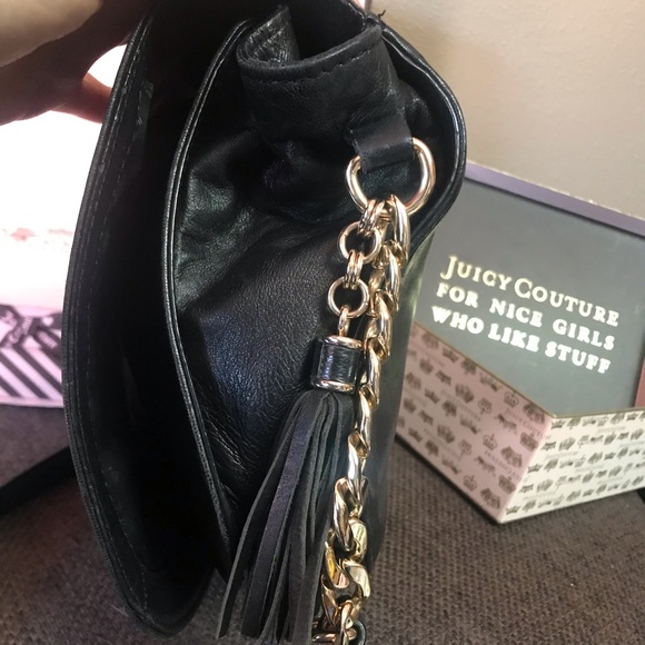 Juicy Couture vintage leather flap bag sheep cross - Picture 5 of 12